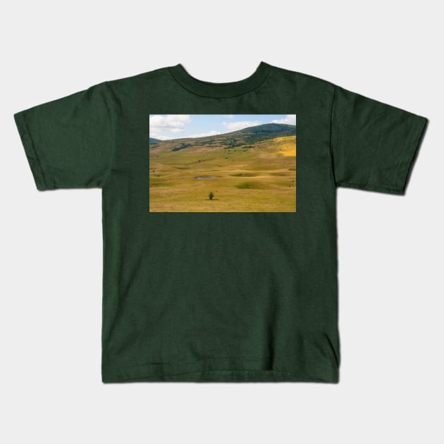 Bravsko Polje Landscape in Bosnia Kids T-Shirt by jojobob